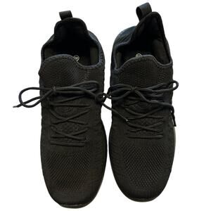 Fast Fashion Black Athletic Running Shoes